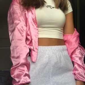 Pink ladies light jacket from grease movie